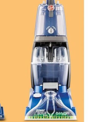 Target Hoover power scrub deluxe carpet cleaner offer