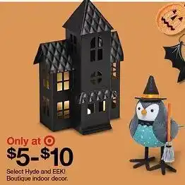 Target Boutique indoor decor offer