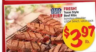 H-E-B Texas style beef ribs offer