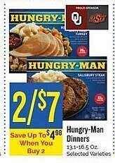 Homeland Market Hungry-man dinners offer