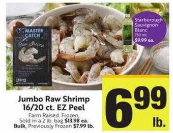 Save Mart Jumbo raw shrimp offer