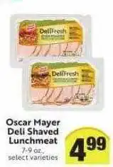Save Mart Oscar mayer deli shaved lunchmeat offer
