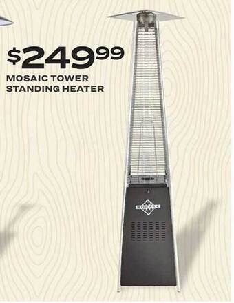 Academy Mosaic tower standing heater offer
