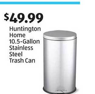 Aldi Huntington home 10.5-gallon stainless steel trash can offer