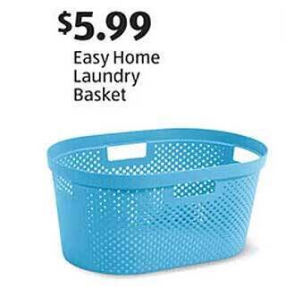 Aldi Easy home laundry basket offer