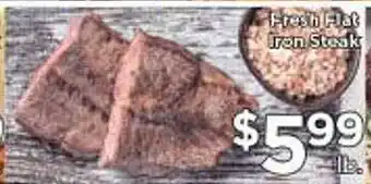 Grocery Outlet Fresh flat iron steak offer