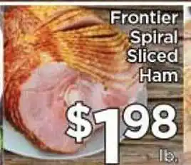 Grocery Outlet Frontier spiral sliced ham offer