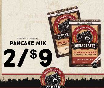 Maceys Kodiak select varieties pancake mix offer