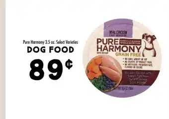 Maceys Pure harmony select varieties dog food offer