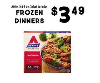 Maceys Atkins frozen dinners offer