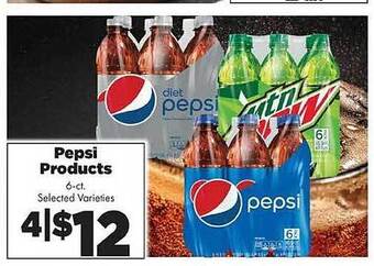 Rosauers Pepsi products offer