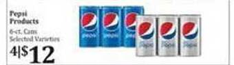 Rosauers Pepsi products offer