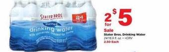 Stater Bros Stater bros. drinking water offer