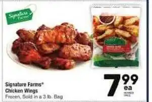 Tom Thumb Signature farms chicken wings offer