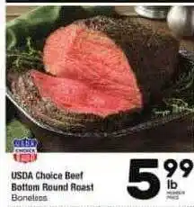 Tom Thumb Usda choice beef bottom round roast offer