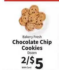 Food City Chocolate chip cookies offer