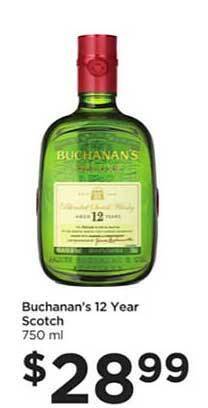 Food 4 Less Buchanan's 12 year scotch offer