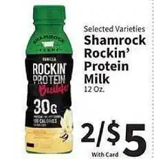 Food City Shamrocl rockin' protein milk offer