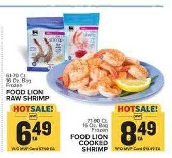 Food Lion Food lion raw shrimp, food lion cooked shrimp offer