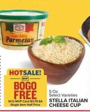 Food Lion Stella italian cheese cup offer