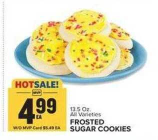 Food Lion Frosted sugar cookies offer