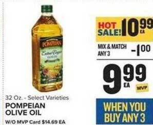 Food Lion Pompeian olive oil offer