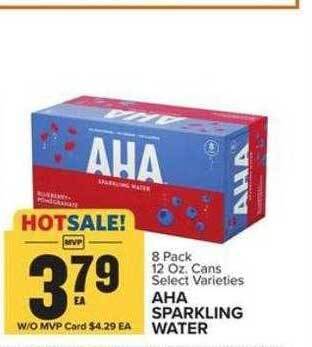 Food Lion Aha sparkling water offer
