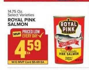 Food Lion Royal pink salmon offer