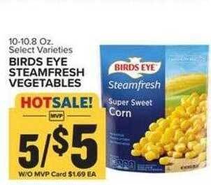 Food Lion Birds eye steamfresh vegetables offer