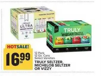 Food Lion Truly seltzer michelob seltzer or vizzy offer