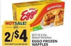 Food Lion Eggo frozen waffles offer