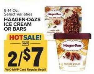 Food Lion Häagen-dazs ice cream or bars offer