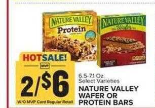 Food Lion Nature valley wafer or protein bars offer