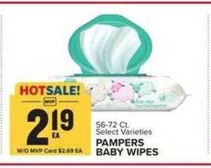 Food Lion Pampers baby wipes offer
