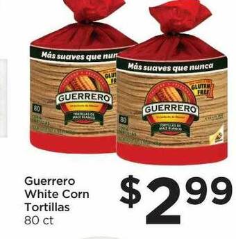 Foods Co Guerrero white corn tortillas offer