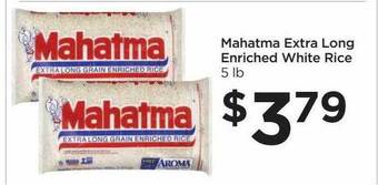 Foods Co Mahatma extra long enriched white rice offer