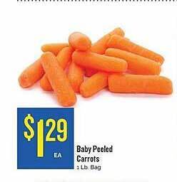 Baby peeled carrots