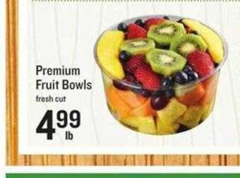 Lowes Foods Premium fruit bowls offer
