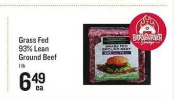 Lowes Foods Grass fed 93% lean ground beef offer