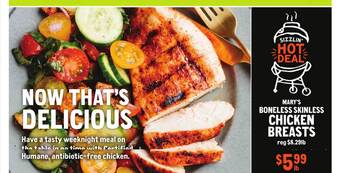 New Seasons Market Mary's boneless skinless chicken breasts offer
