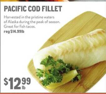 New Seasons Market Pacific cod fillet offer
