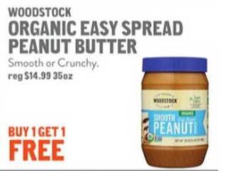 New Seasons Market Woodstock organic easy spread peanut butter offer
