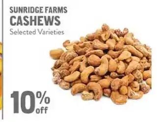 New Seasons Market Sunridge farms cashews offer