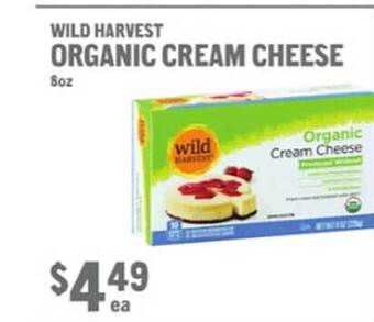 New Seasons Market Wild harvest organic cream cheese offer