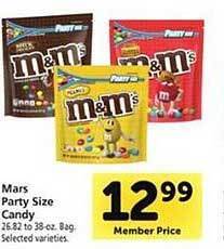 Safeway Mars party size candy offer