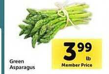Safeway Green asparagus offer