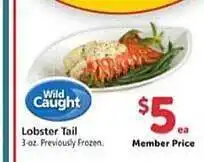 Safeway Lobster tail offer