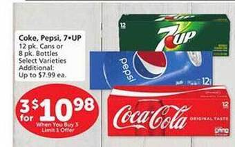 Safeway Coke pepsi 7-up offer