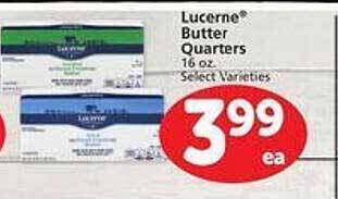 Safeway Lucerne butter quarters offer