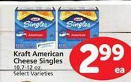 Safeway Kraft american cheese singles offer